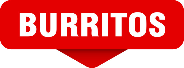 burritos sticker. burritos sign on transparent background