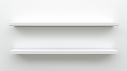 Stylish minimalist floating shelves add elegance to modern interiors.
