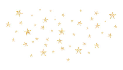 Golden Stars Cluster confetti
