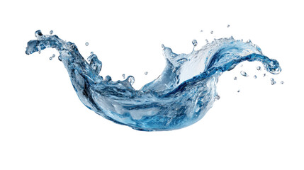 Obraz premium Dynamic Essence: A striking capture of a vibrant water splash, showcasing the fluidity and energy of pure liquid, suspended mid-air against a simple backdrop.