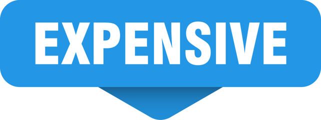 expensive sticker. expensive sign on transparent background