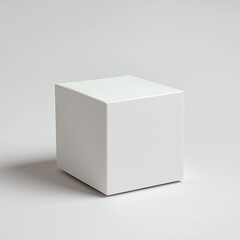 white box on black background