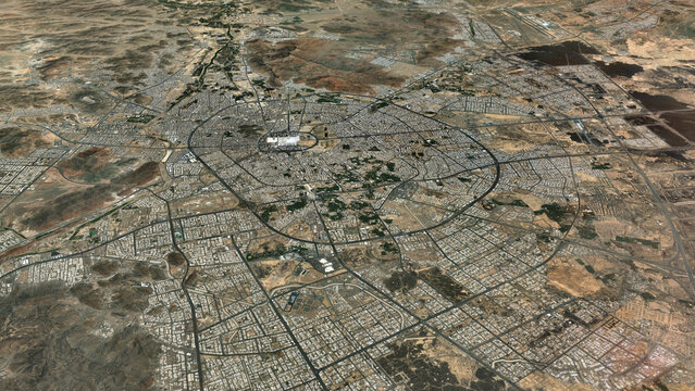 Al Madinah City Satellite Map