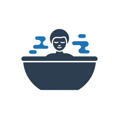 Relaxing Bath Therapy Icon