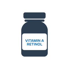 Vitamin A Retinol Supplement Icon