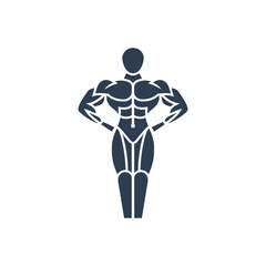 Standing Physique Display Icon