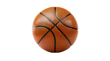 Fototapeta premium a basketball ball on a white surface with a shadow