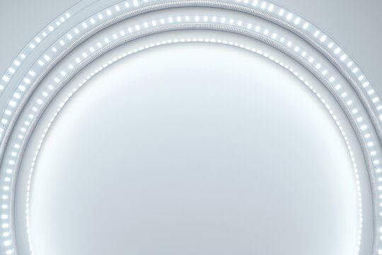 Elegant, light-filled circular stage