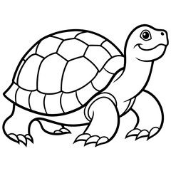 Tortoise Zen  Line Art Design