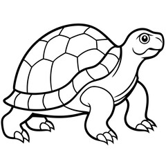 Tortoise Zen  Line Art Design