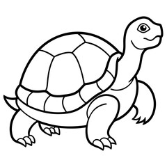 Tortoise Zen  Line Art Design