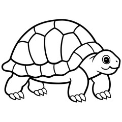 Tortoise Zen  Line Art Design