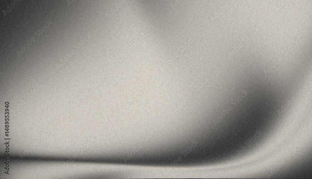 Poster Abstract gray textured background with smooth waves and subtle lighting.