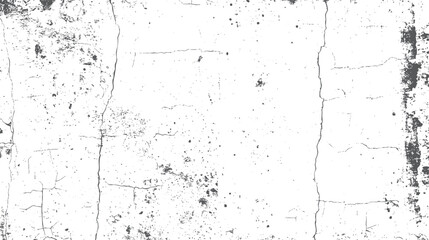 Minimalist grunge crack texture for creatives. Dusty vector overlay in high resolution. Urban grunge detail set on white background space.