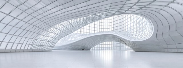 Modern Architectural Marvel: A Symphony in White