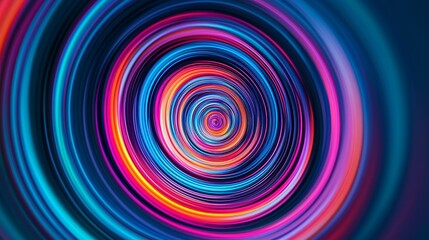 Vibrant swirling pattern in colorful circular motion.