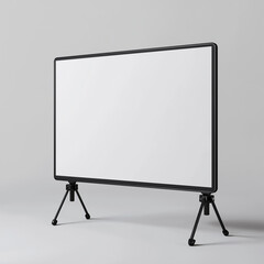 blank projection screen