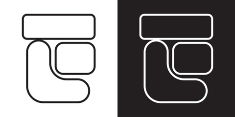 Fototapeta premium Abstract Geometric Shape Pattern. Vector illustration. EPS 10/ AI