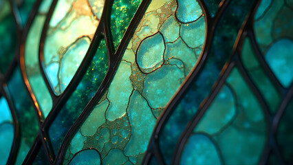 Artistic circuit arcs with glass-like transparency, colorful nodes, futuristic yet organic tech texture.