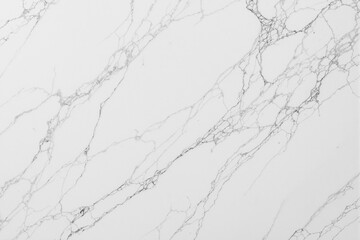 White marble texture with subtle gray vein patterns on a clean smooth surface background, ideal for creative interior style or background concept. Ai generative