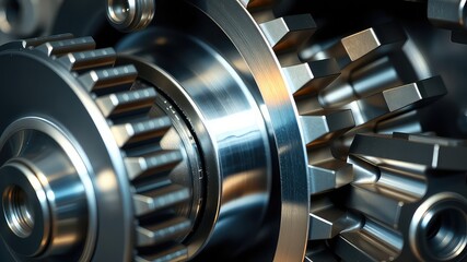 Precise Metal Gears Intermeshed in Complex Engineering