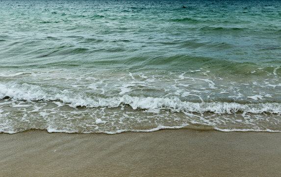 Water lapping on the seashore