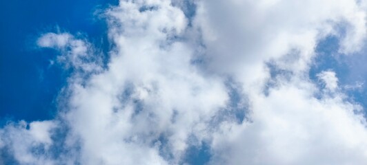 blue sky and clouds