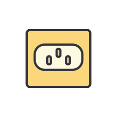 Electric Socket Symbolizing Energy Connection And Modern Infrastructure