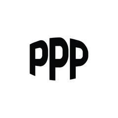 PP monogram logo design letter text name symbol monochrome logotype alphabet character simple logo