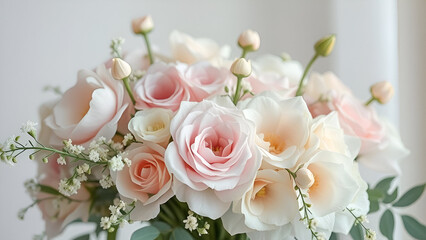 Obraz premium bouquet of white roses