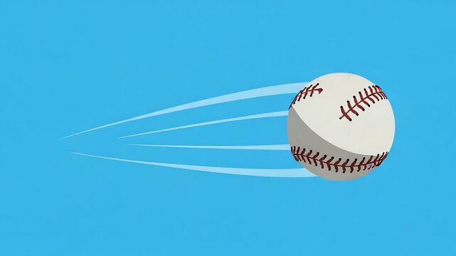 Fastball Fury: A Baseball in Motion