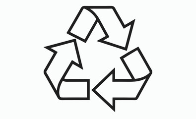 Recycle icon, Recycle symbol icon, Eco friendly sign, Ecology, eco friendly and environmental management symbol 