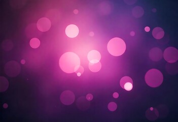 Generative AI Illuminated Pink Orbs on a Deep Purple Canvas Creating a Modern Abstract Art