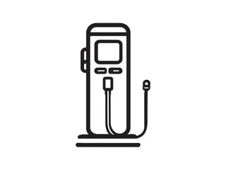Charging Station vector line art