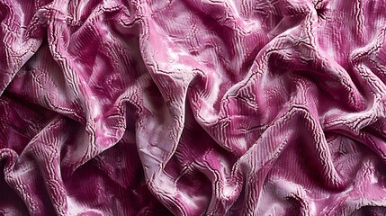 Crushed velvet in muted mauve tones Arranged