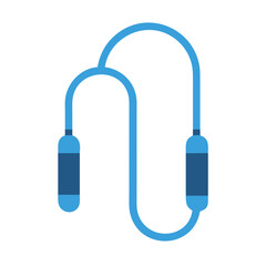 Jump Rope Icon Representing Cardio Exercise and Fitness Training Tool
