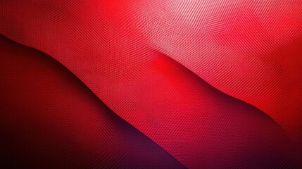 Abstract red and dark gradient waves with intricate fine line patterns creating a dynamic and textured flowing effect