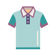 Naklejka premium Shirt Icon Representing Casual Sportswear and Comfortable Clothing