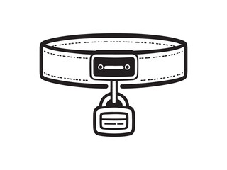 Dip Belt vector line art