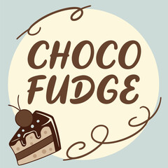 chocolate birthday cake chocolate vector T-shirt design