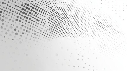 Abstract white and gray geometric background creative design. Modern simple gradient square geometry texture graphic element with halftone decoration