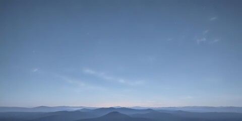 Obraz premium Gentle sky-like blue gradient, calming and airy , design, hue, stock