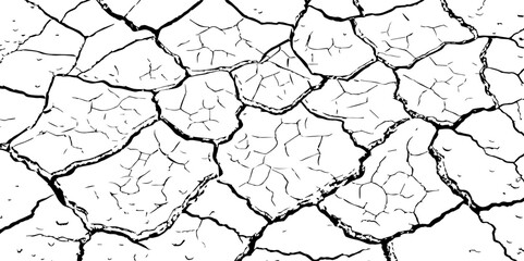  Monochrome abstract texture.Black and white pattern.Background of cracks, scuffs, chips.
