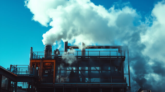 Rising Wall of Endless Smoke Steam Loop.
