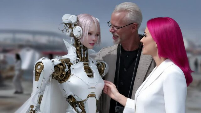 Emotional Conflict Between Human Relationships and Android Affair