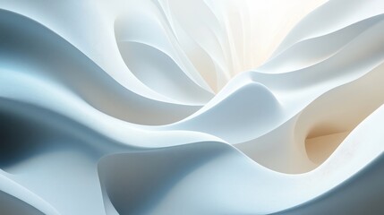 Obraz premium White abstract background. Smooth and clean curve shape. Modern simple white and grey gradient texture. Suit for banner, poster, website, presentation, brochure, flyer.