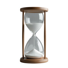 Classic Hourglass on Transparent Background