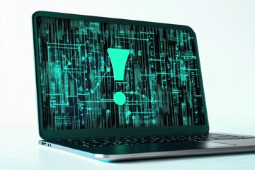 Laptop Screen Displays Error Alert