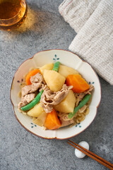 豚肉の肉じゃが｜日本の家庭料理の定番