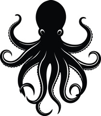 vector illustration of an octopus